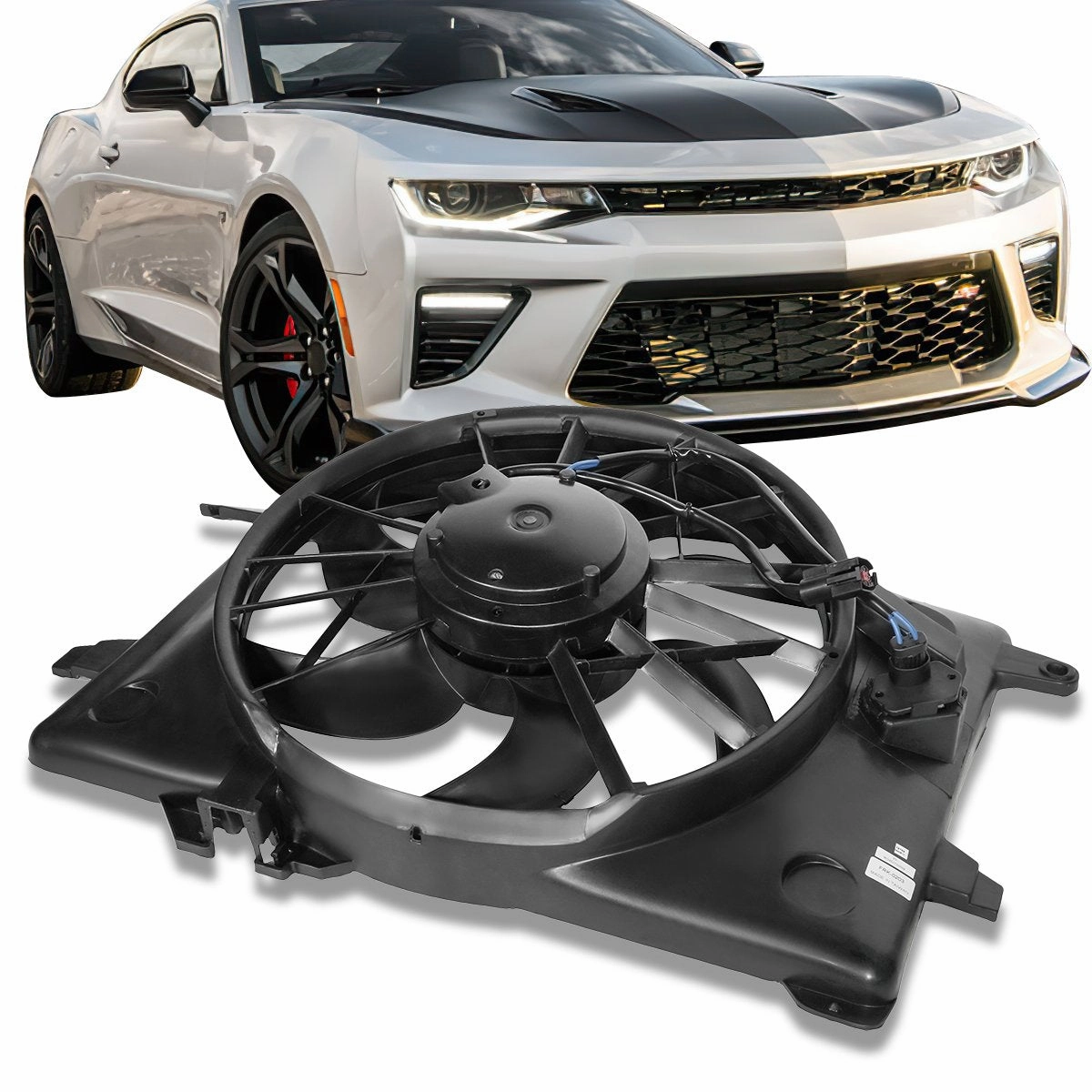 00-02 Ford Crown Victoria Lincoln Town Car Radiator Cooling Fan Assembly - FO3115121