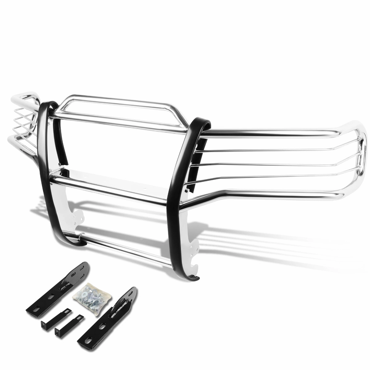 01-05 Ford Explorer Sport Trac Brush Grille Guard - Stainless Steel