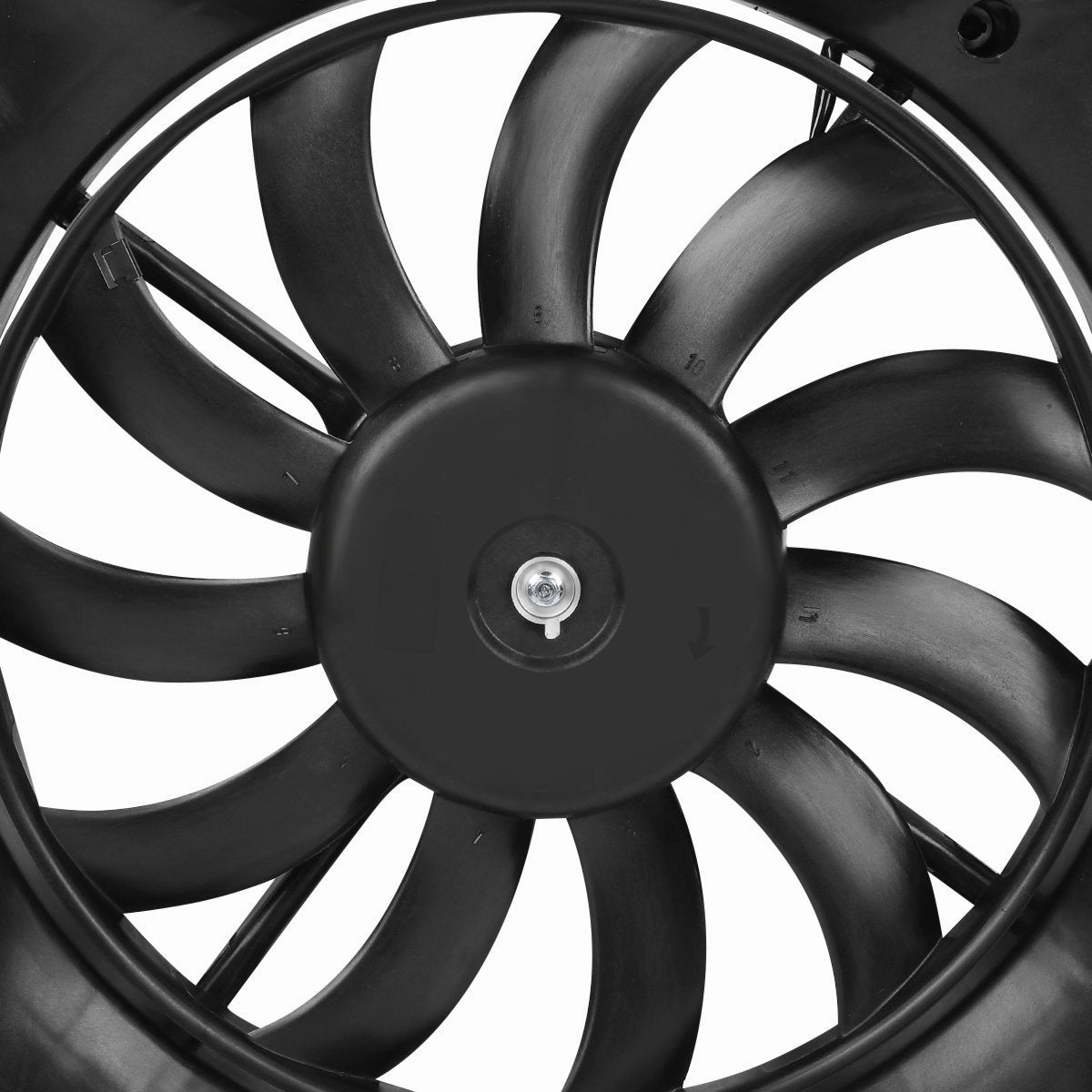01-05 Hyundai Santa Fe Radiator Cooling Fan Assembly - Left - HY3115108