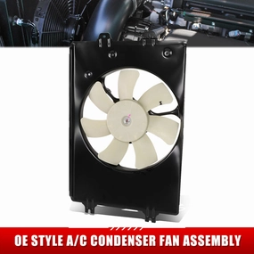 06-08 Honda Ridgeline A/C Condenser Cooling Fan Assembly - HO3115141