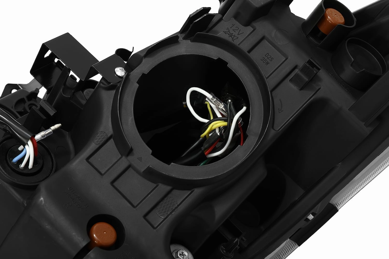 08-13 Infiniti G37/14-15 Q60 Coupe MK II NOVA-Series LED Projector Headlights Black