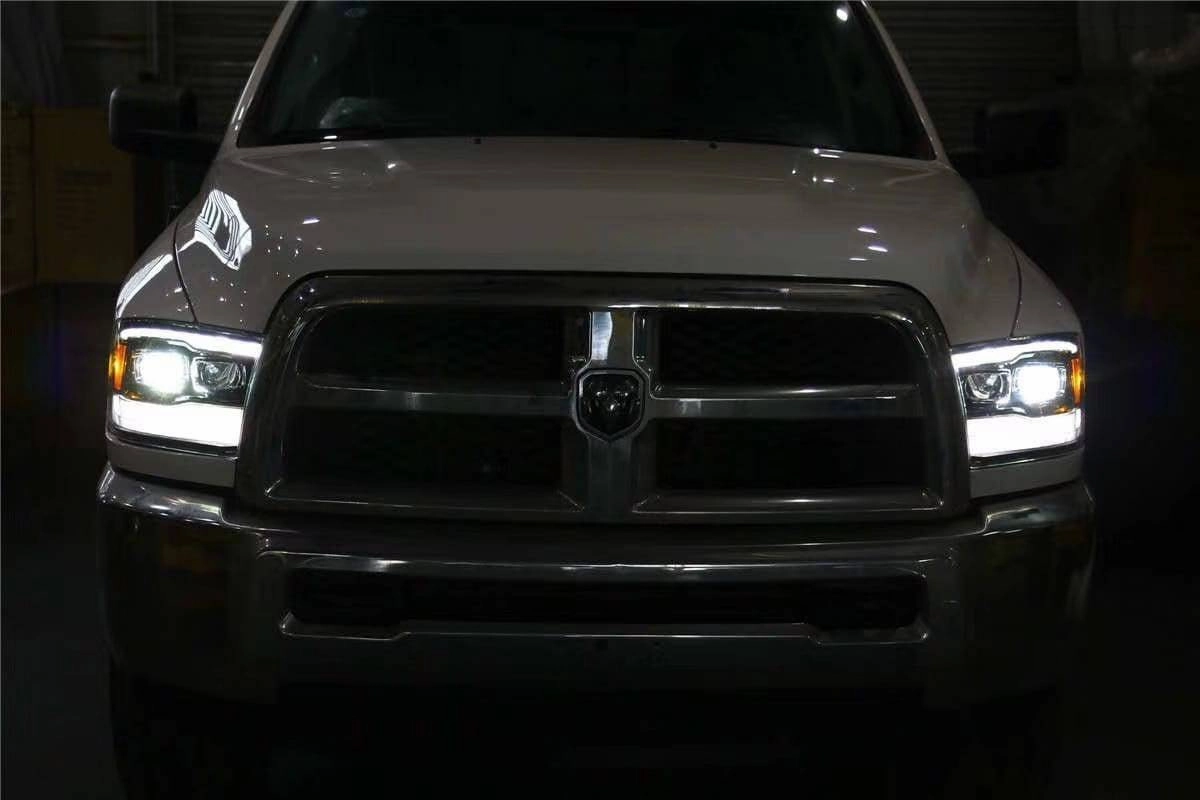 09-18 Ram Truck MK II PRO-Series Halogen Projector Headlights Black