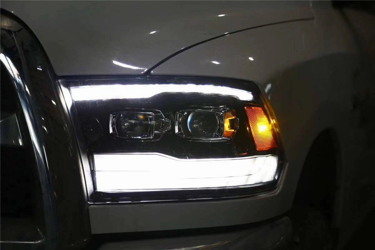 09-18 Ram Truck MK II PRO-Series Halogen Projector Headlights Black