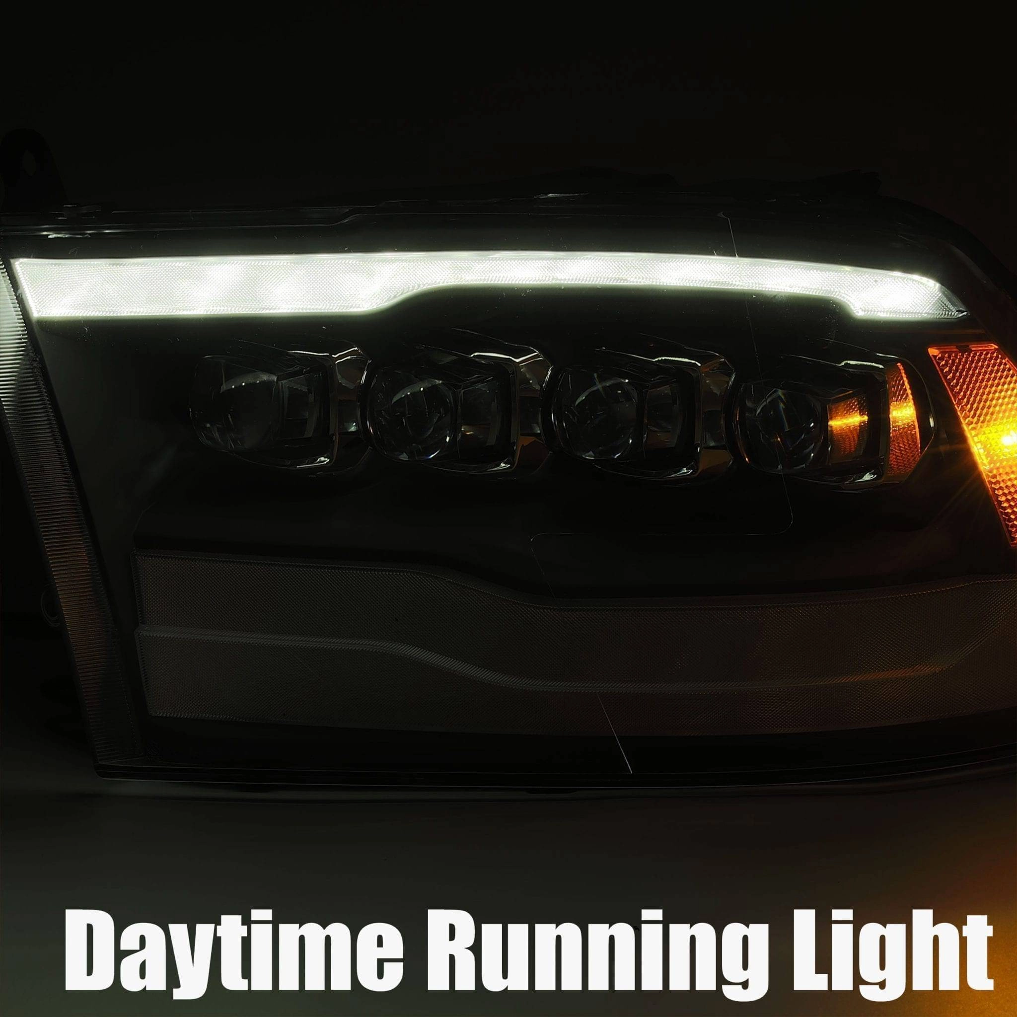 09-18 Ram Truck NOVA-Series LED Projector Headlights Chrome
