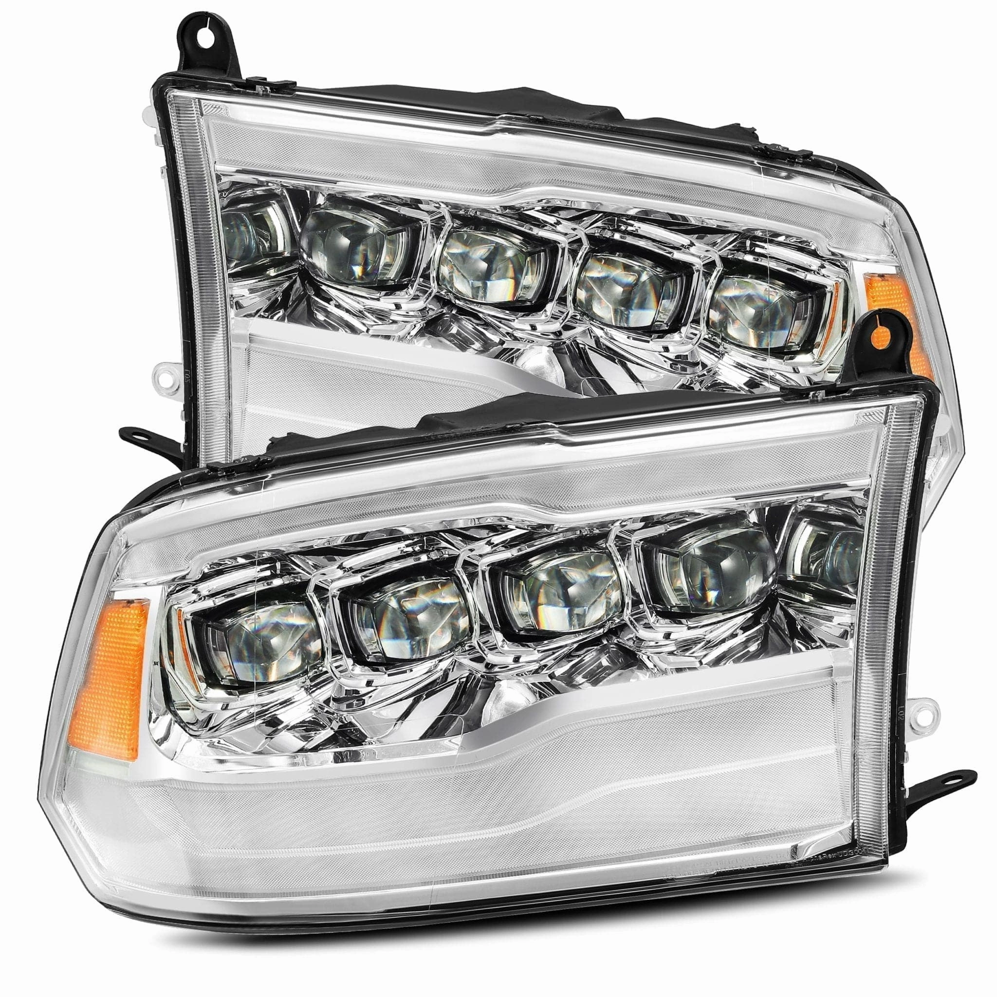09-18 Ram Truck NOVA-Series LED Projector Headlights Chrome