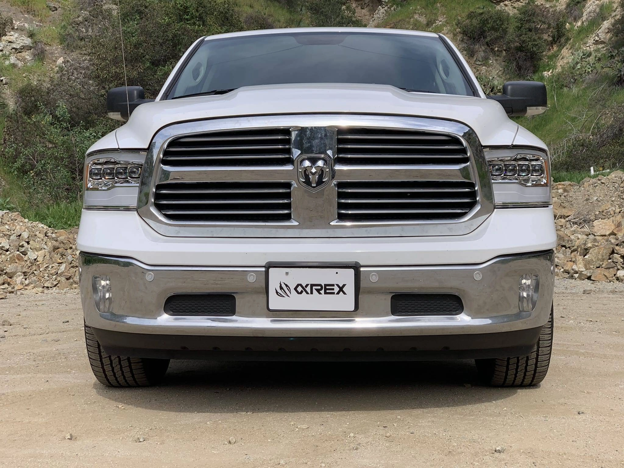 09-18 Ram Truck NOVA-Series LED Projector Headlights Chrome