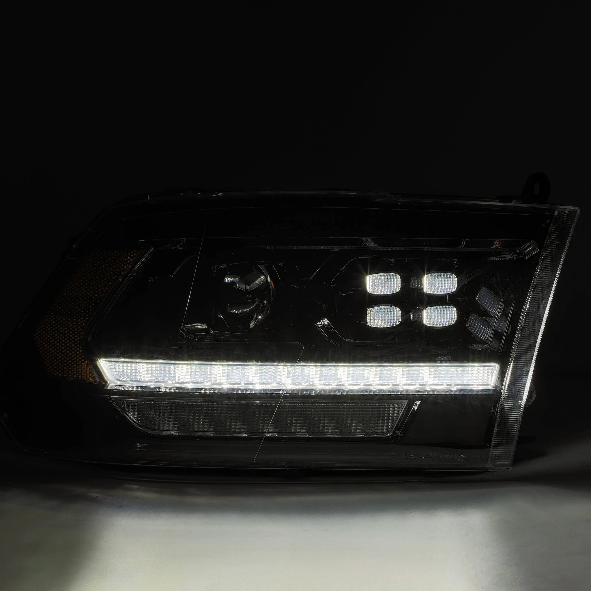 09-18 Ram Truck PRO-Series (5th Gen 2500 Style) Projector Headlights Black
