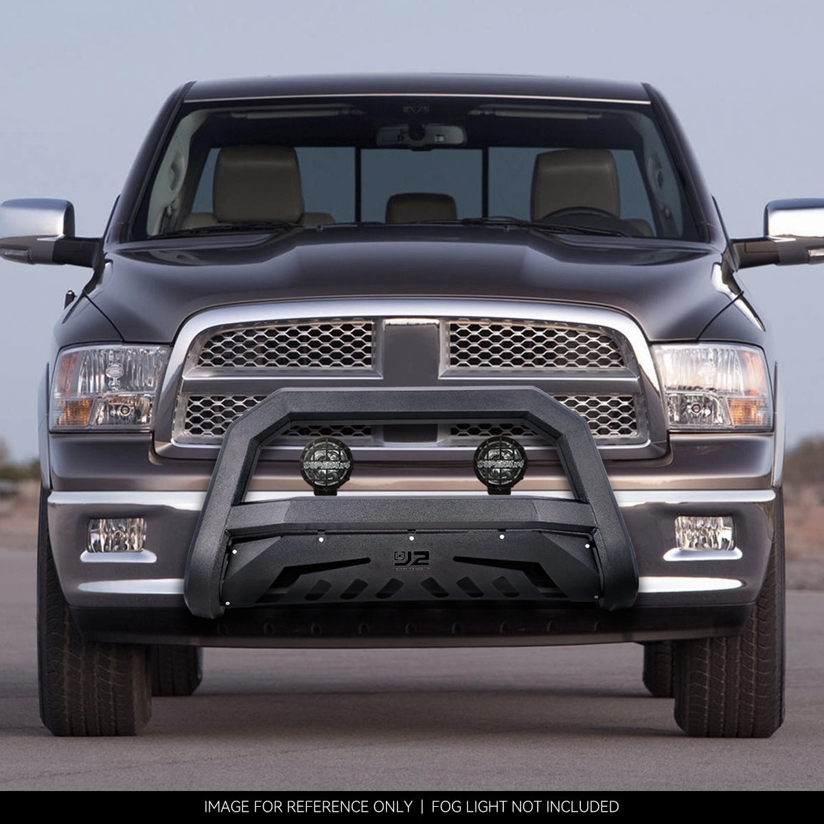 09-22 Ram 1500 (Classic) Diagonal Slat Front Bumper Grille Guard - Carbon Steel