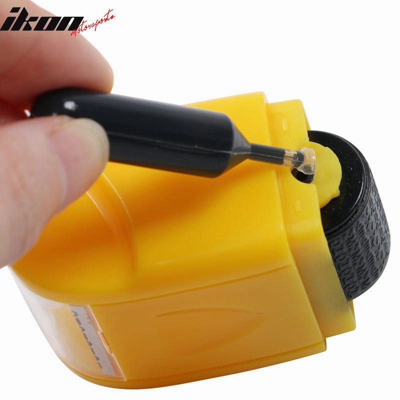 0.67in ID Protection Guard Wide Roller Stamp w/ 3ink Refill Yellow