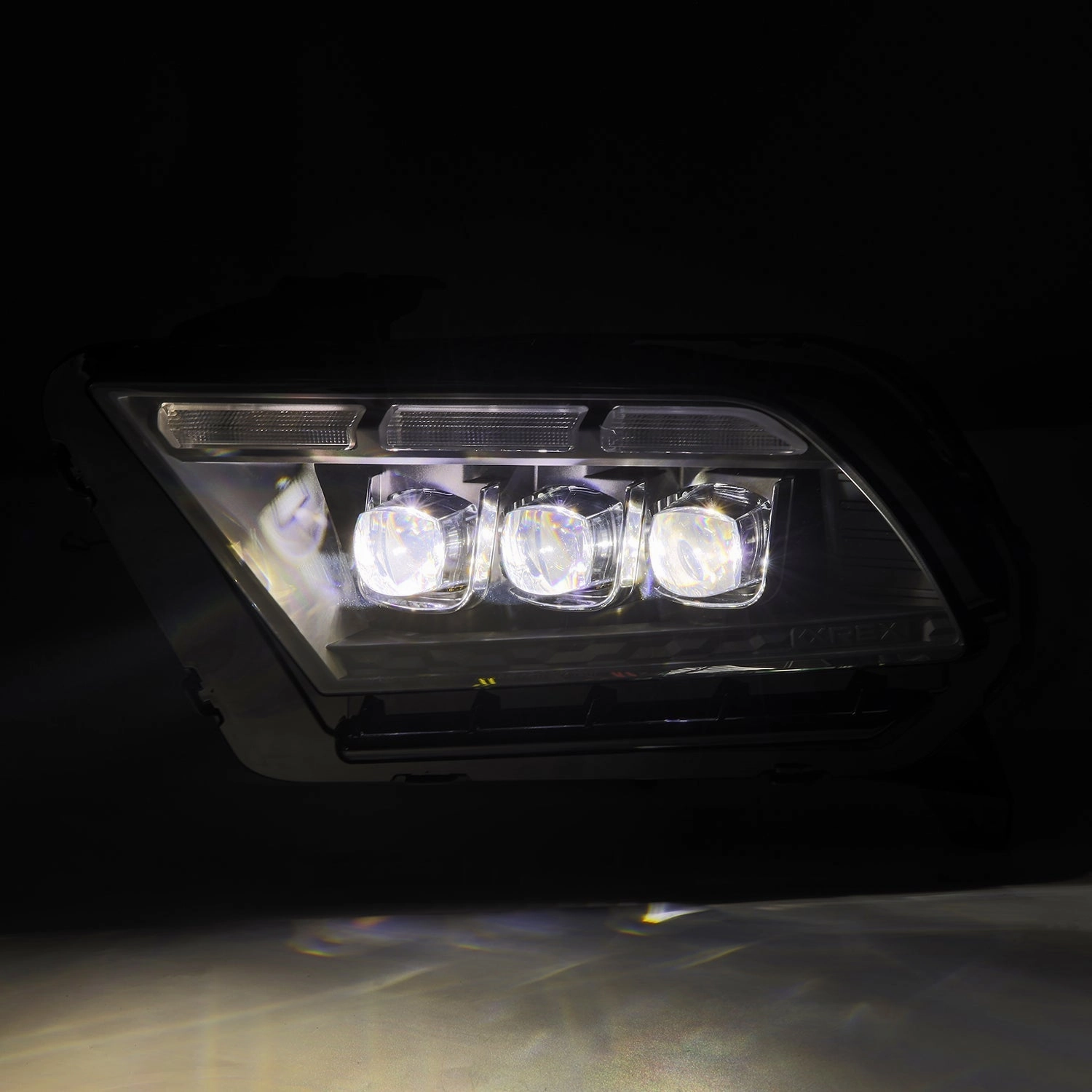 10-12 Ford Mustang MK II NOVA-Series LED Projector Headlights Black