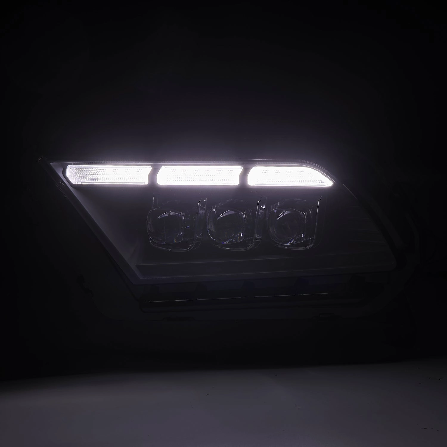 10-12 Ford Mustang MK II NOVA-Series LED Projector Headlights Black