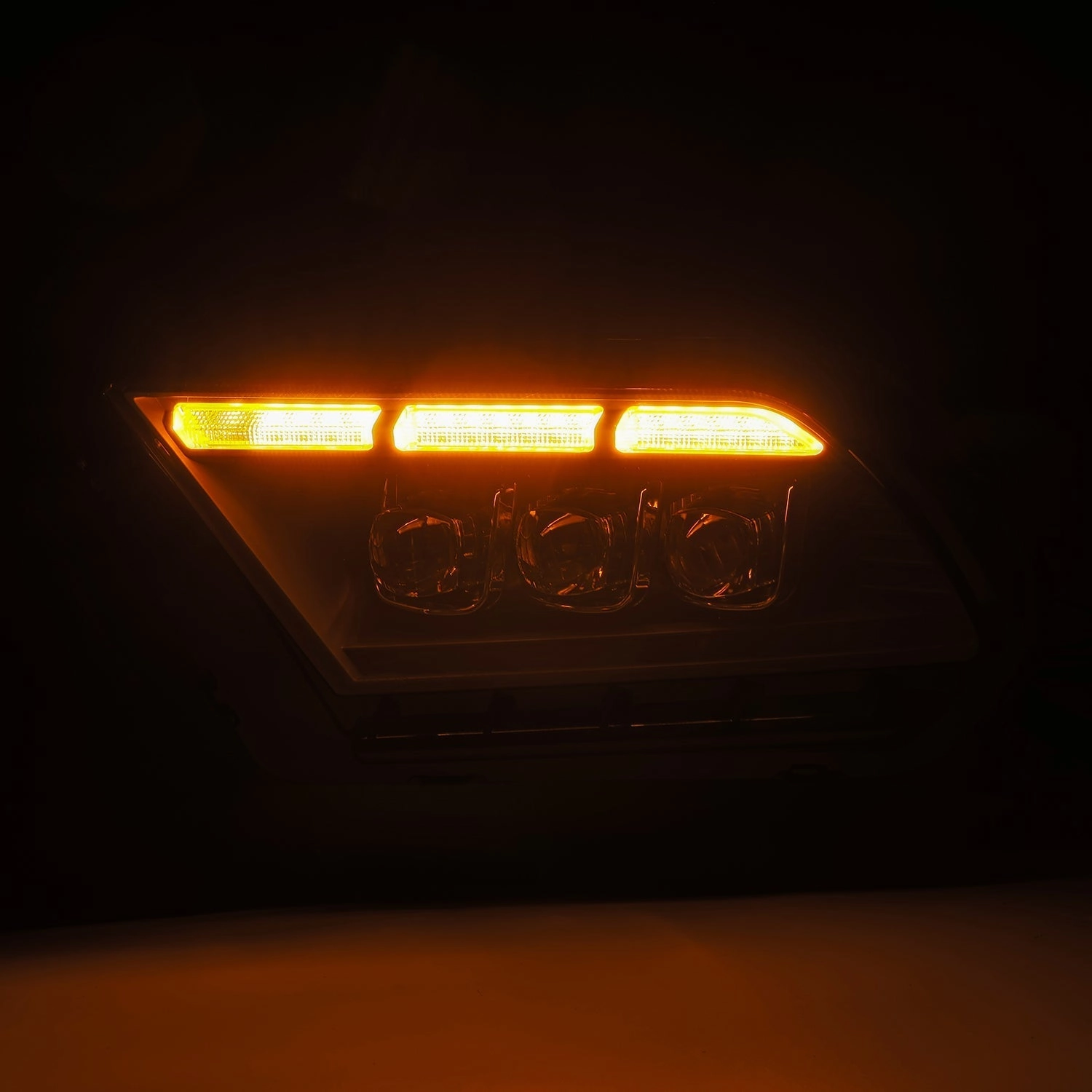 10-12 Ford Mustang MK II NOVA-Series LED Projector Headlights Black