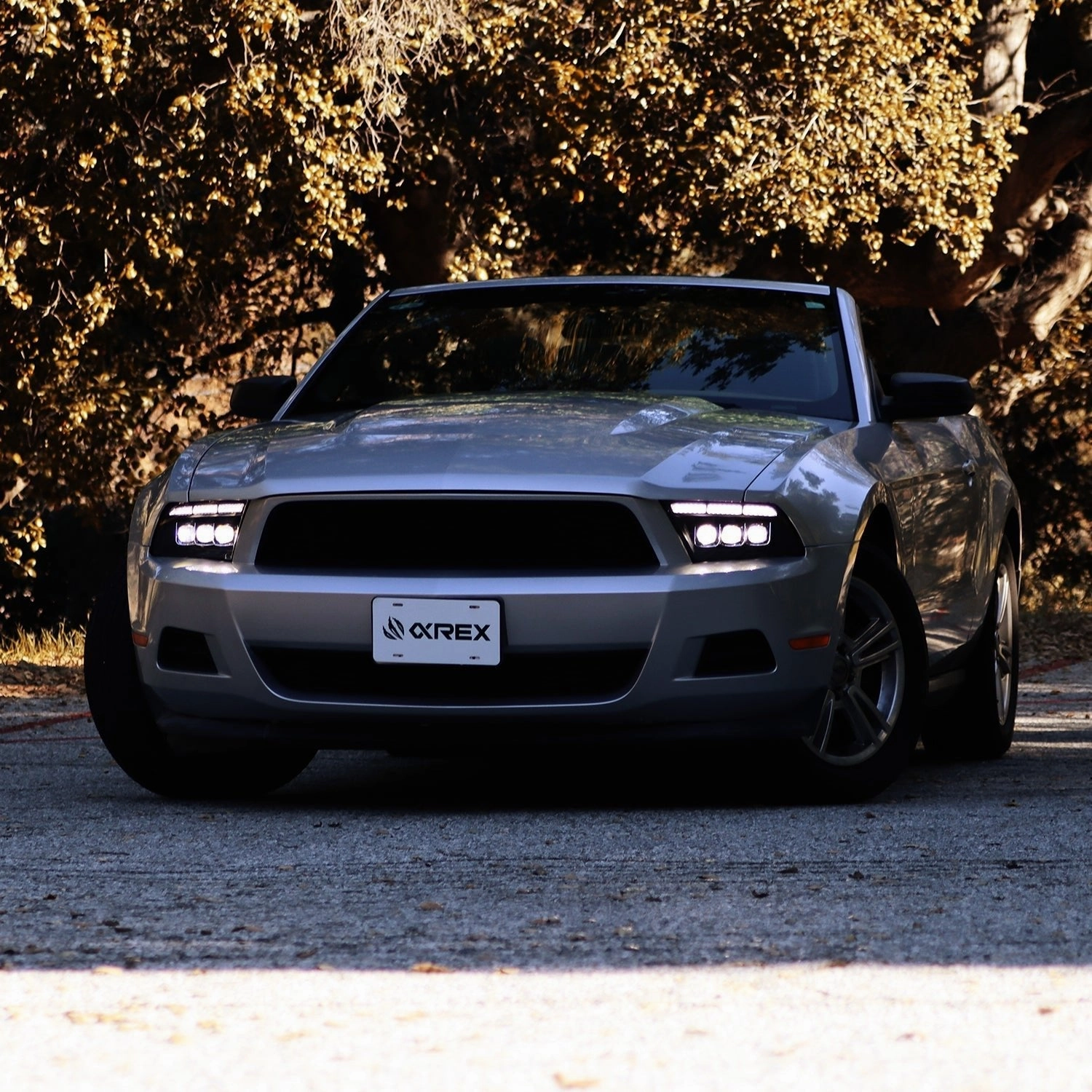 10-12 Ford Mustang MK II NOVA-Series LED Projector Headlights Black