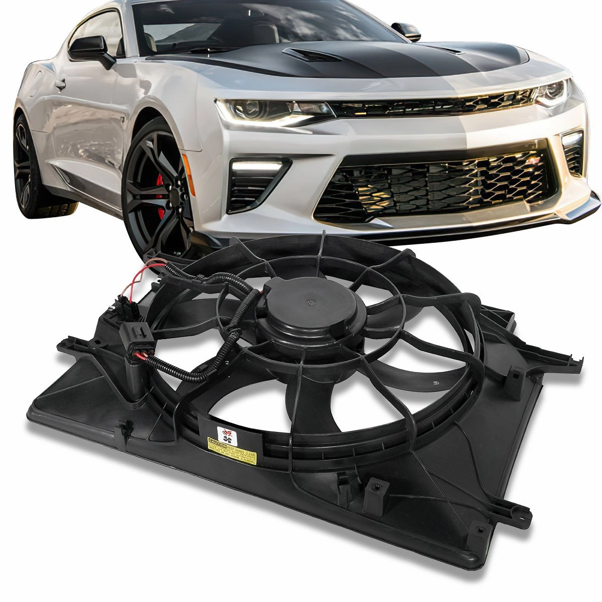 10-12 Hyundai Genesis Coupe 2.0T Radiator Cooling Fan Assembly - HY3115127
