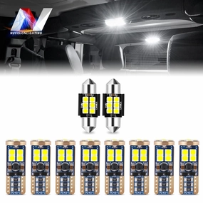 10PCS 5500K Pure White LED Light Bulb Kit <br>08-13 Toyota Highlander