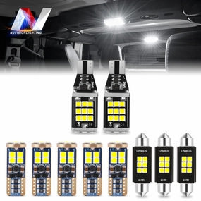 10PCS 5500K Pure White LED Light Bulb Kit <br>09-14 Ford F-150