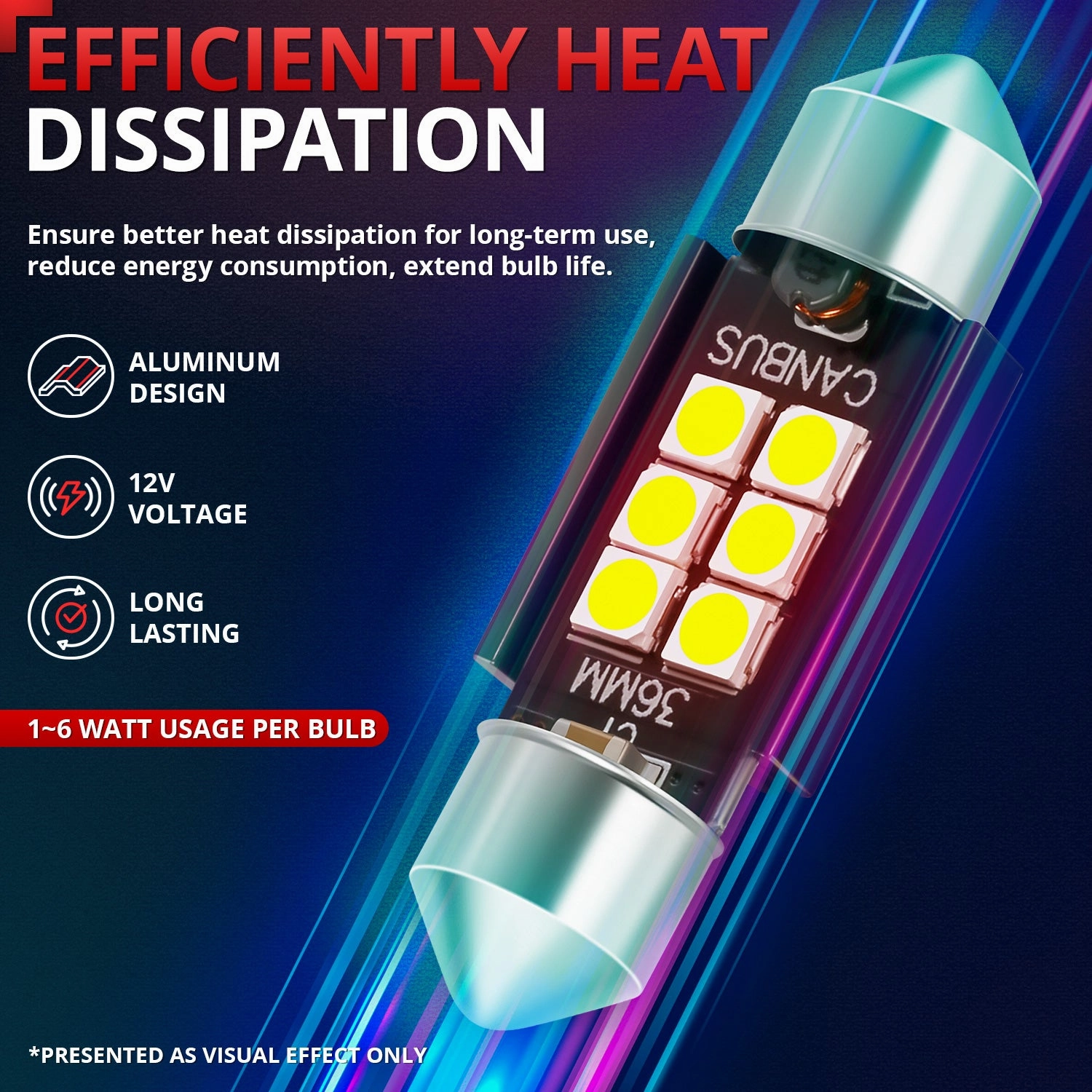 10PCS 5500K Pure White LED Light Bulb Kit <br>09-14 Ford F-150