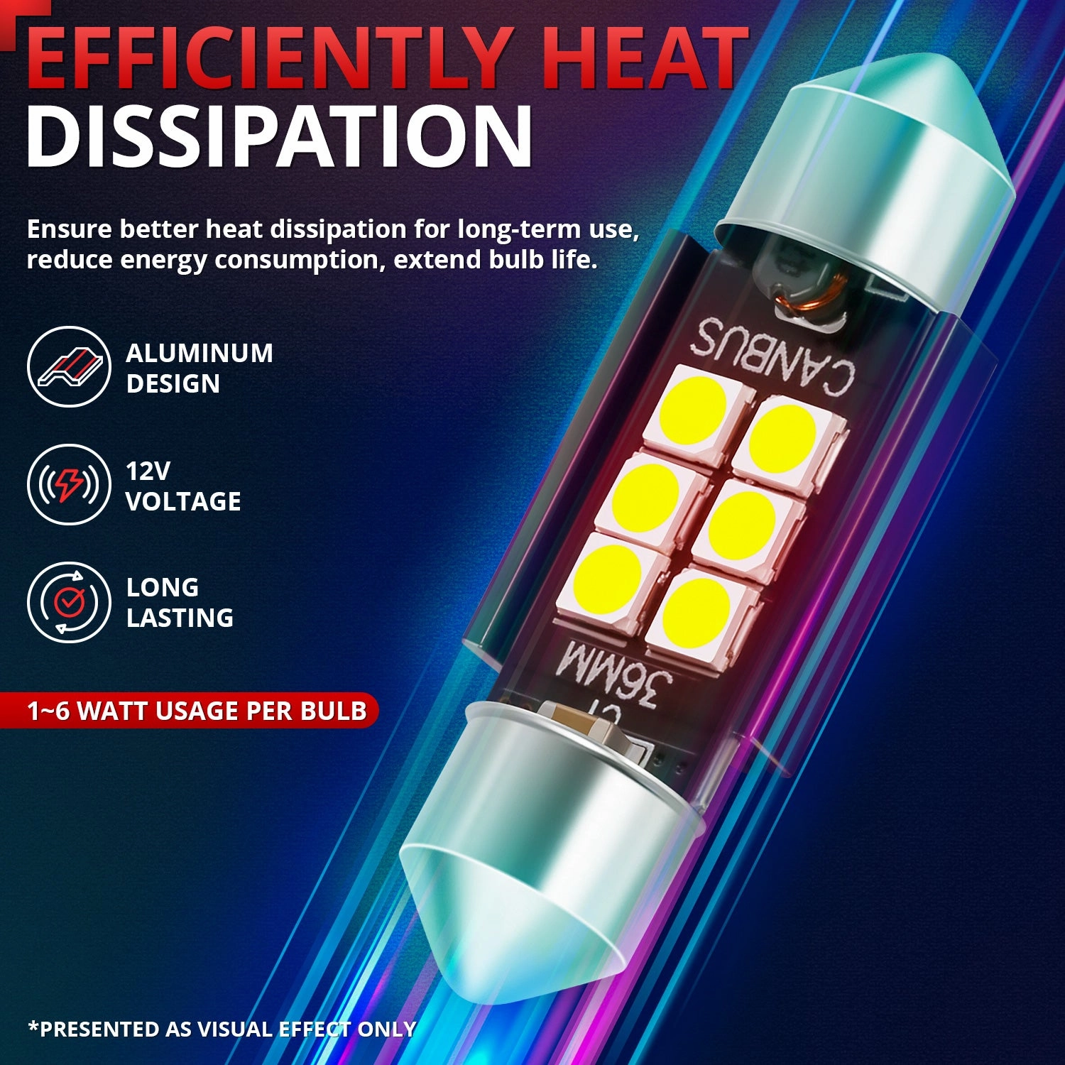 10PCS 5500K Pure White LED Light Bulb Kit <br>93-02 Chevrolet Camaro