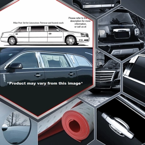 10pcs Stainless Steel Pillar Post Trim<br>10-20 Lincoln MKT