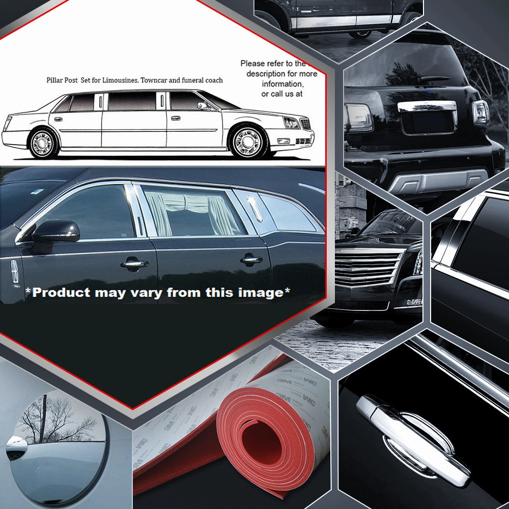 10pcs Stainless Steel Pillar Post Trim<br>10-20 Lincoln MKT