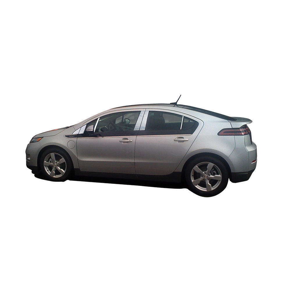 10pcs Stainless Steel Pillar Post Trim<br>11-15 Chevy Volt