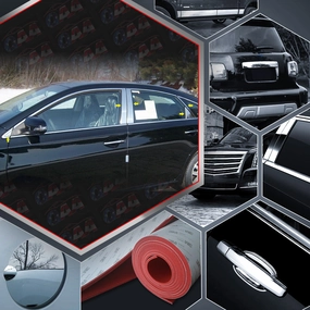 10pcs Stainless Steel Pillar Post Trim<br>13-18 Toyota Avalon