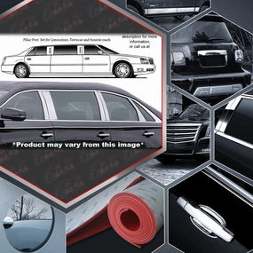 10pcs Stainless Steel Pillar Post Trim<br>13-19 Cadillac XTS