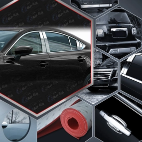 10pcs Stainless Steel Pillar Post Trim<br>14-21 Mazda6
