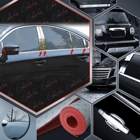 10pcs Stainless Steel Pillar Post Trim<br>15-19 Subaru Legacy
