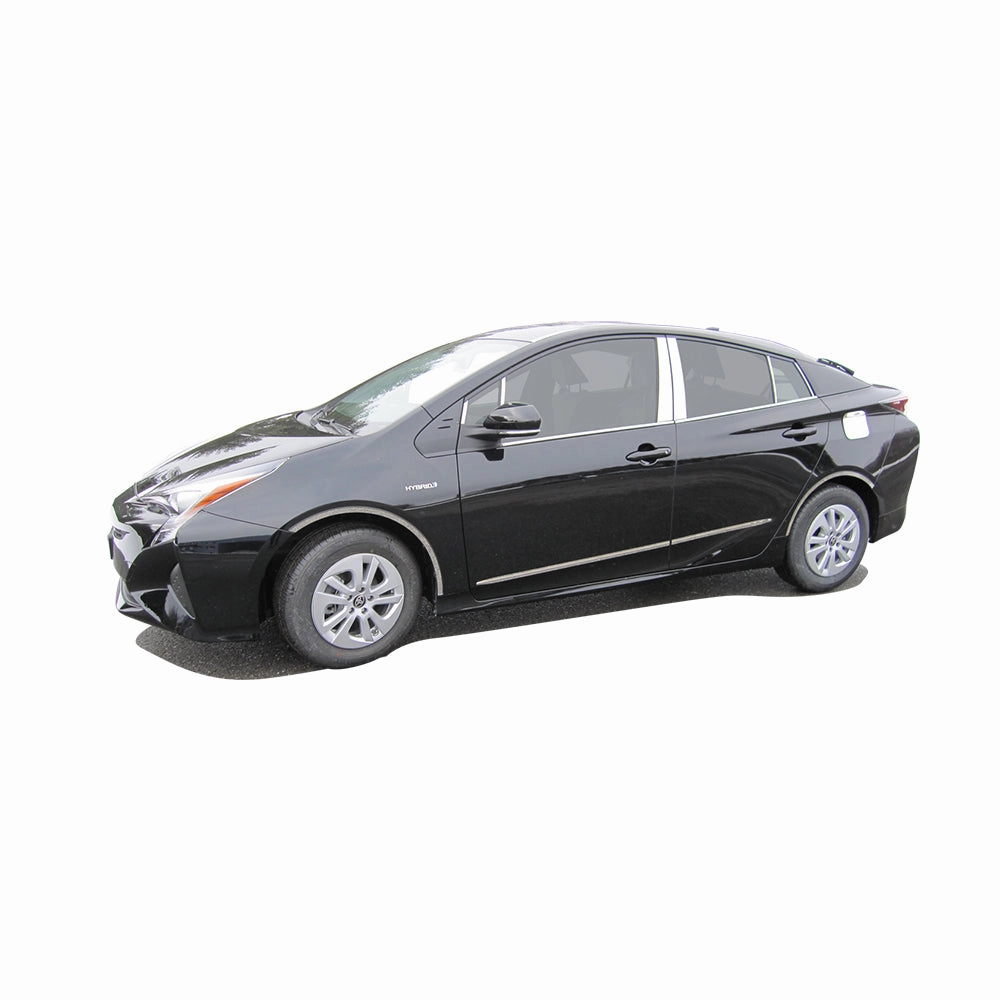 10pcs Stainless Steel Pillar Post Trim<br>16-22 Toyota Prius
