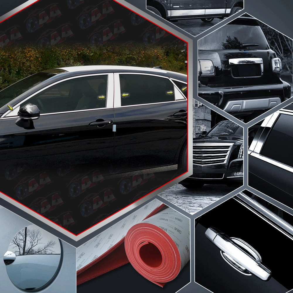 10pcs Stainless Steel Pillar Post Trim<br>19-22 Toyota Avalon