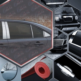 10pcs Stainless Steel Pillar Post Trim<br>20-23 Toyota Corolla