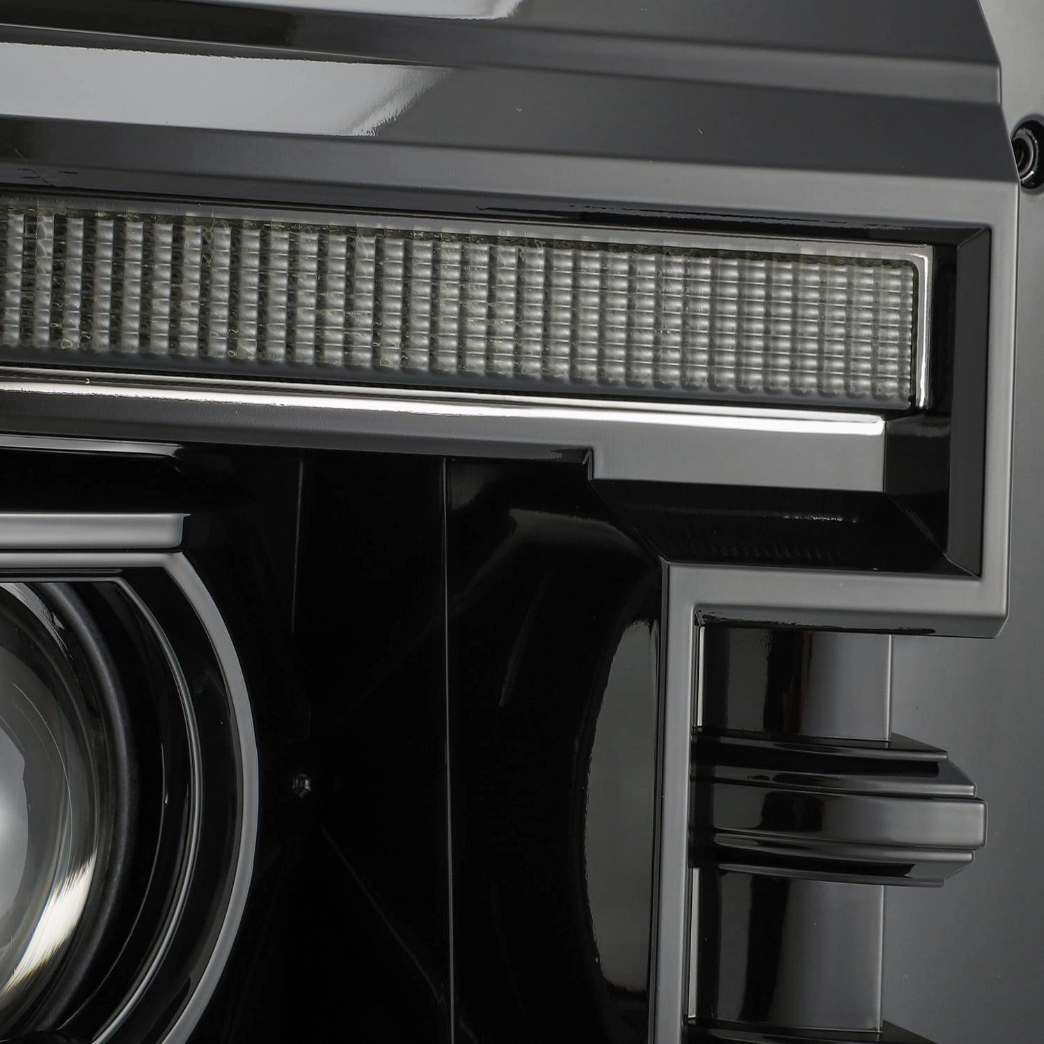 11-16 Ford Super Duty PRO-Series Halogen Projector Headlights Alpha-Black
