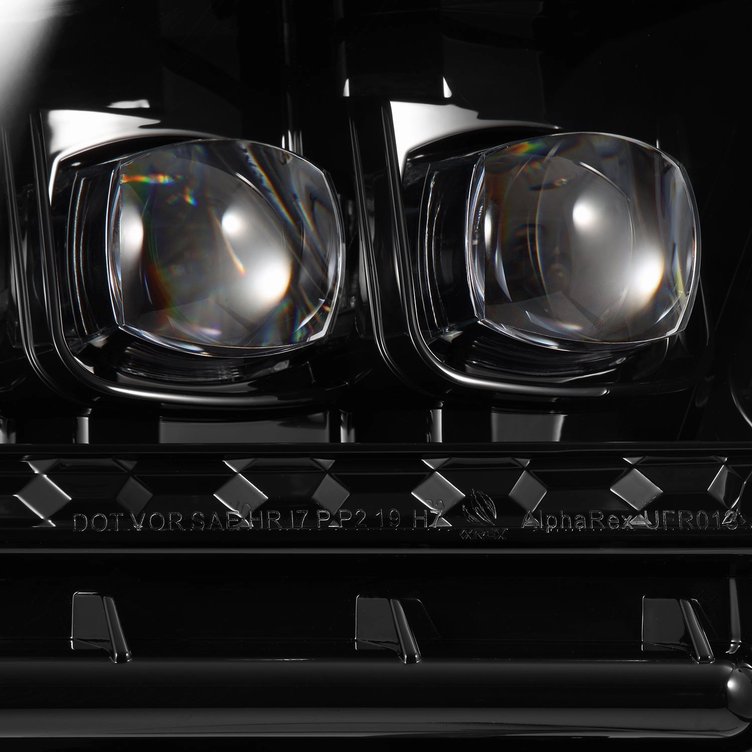 13-14 Ford Mustang MK II NOVA-Series LED Projector Headlights Alpha-Black