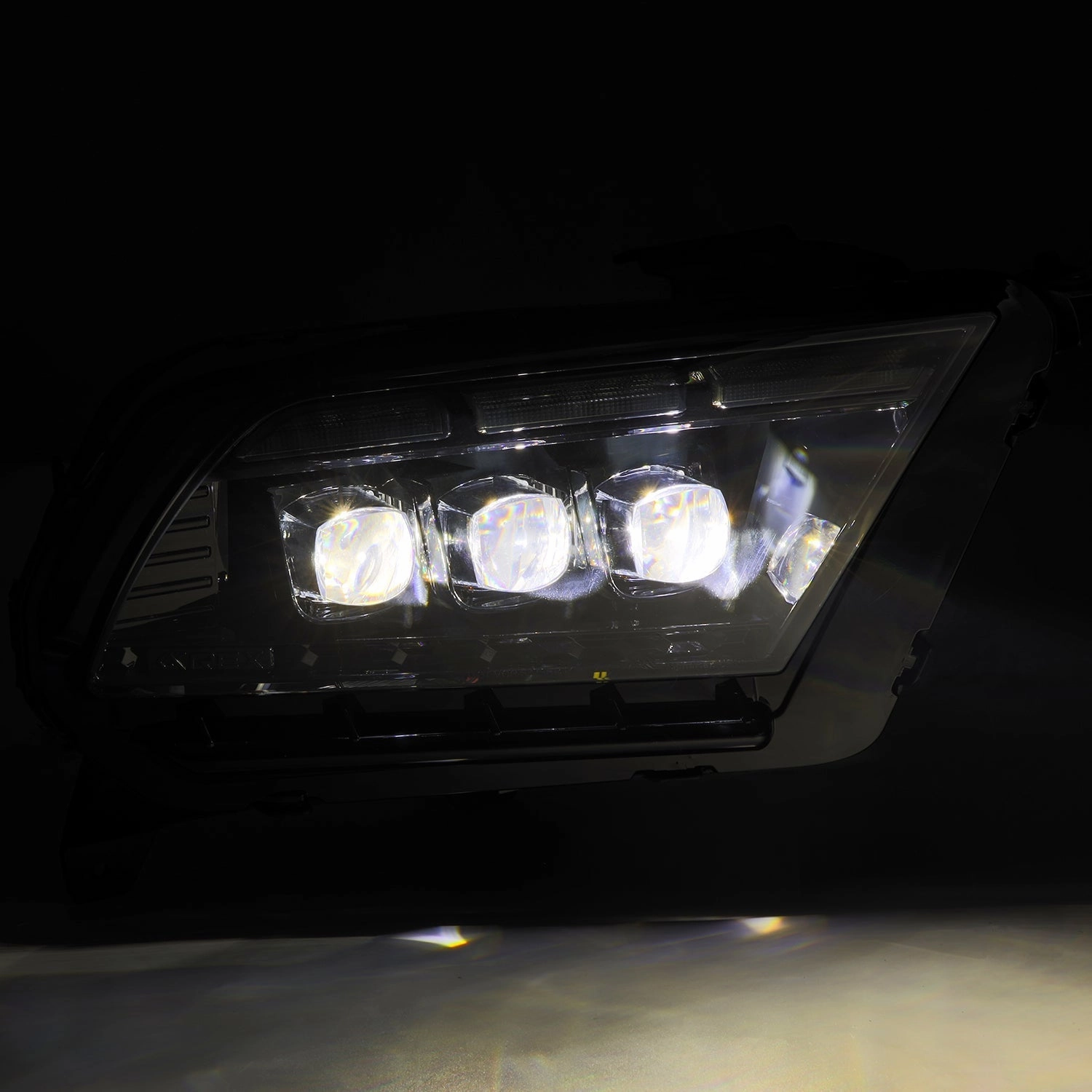 13-14 Ford Mustang MK II NOVA-Series LED Projector Headlights Alpha-Black