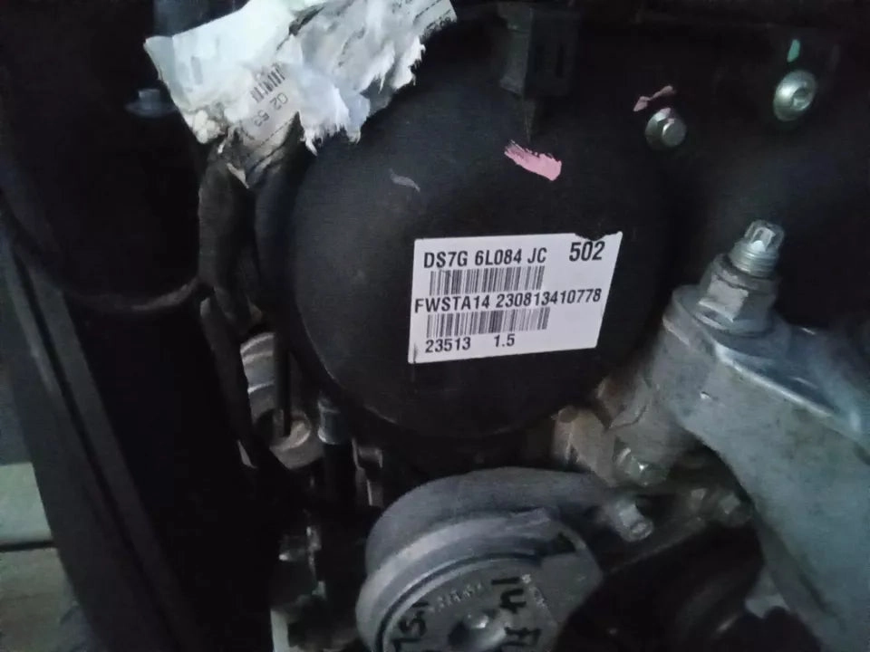 14 15 16 FORD FUSION 1.5L TURBO 4CYL ENGINE MOTOR ASSY W/TURBO VIN D 75K MILES