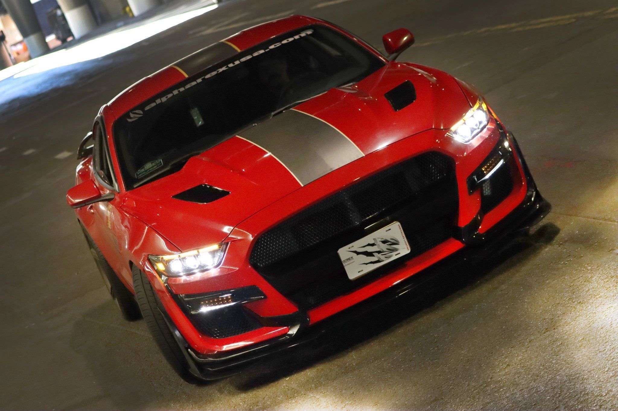 15-17 Ford Mustang/18-20 Mustang Shelby GT350/GT500 MK II NOVA-Series LED Projector Headlights Black