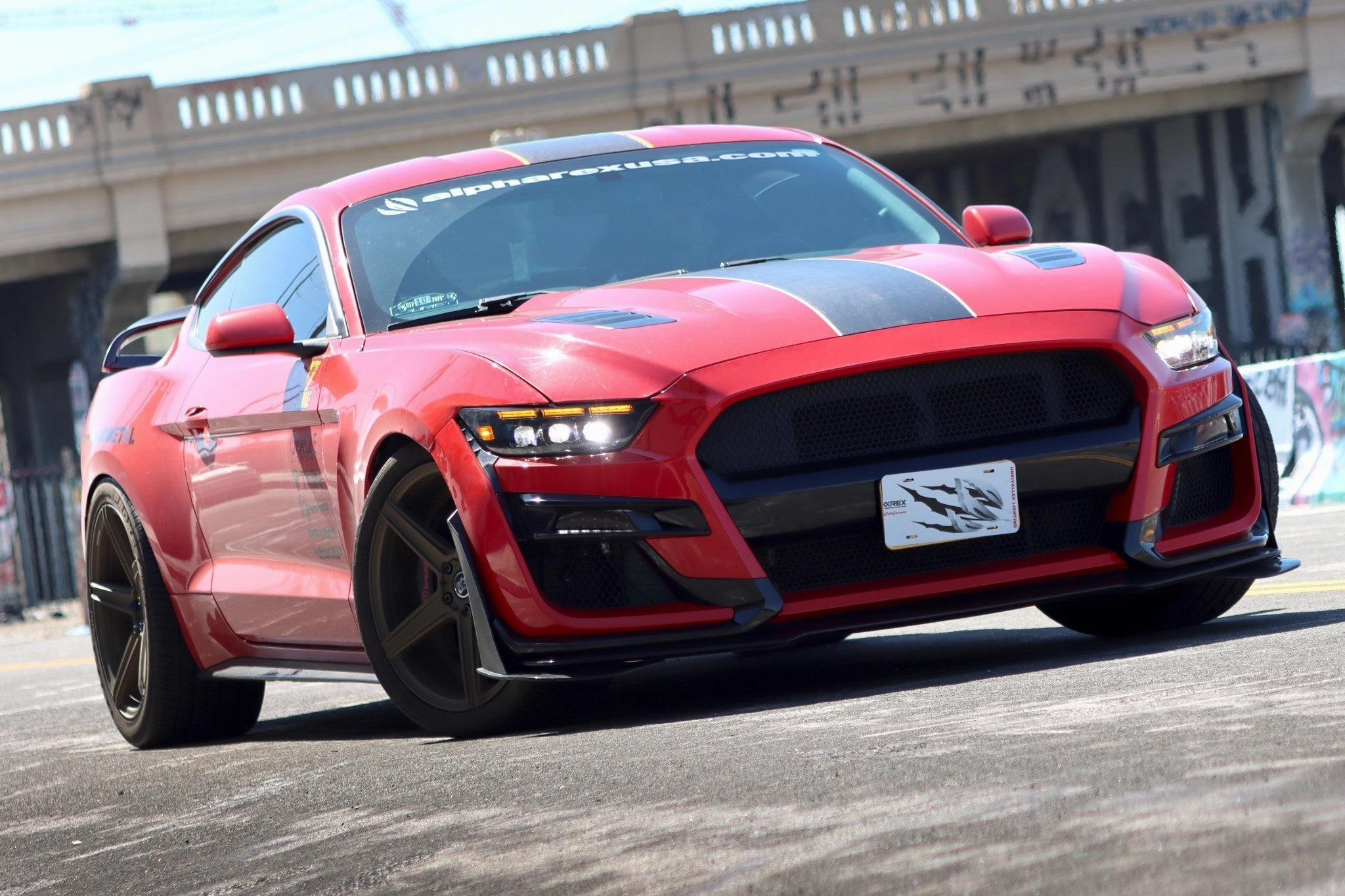 15-17 Ford Mustang/18-20 Mustang Shelby GT350/GT500 MK II NOVA-Series LED Projector Headlights Black