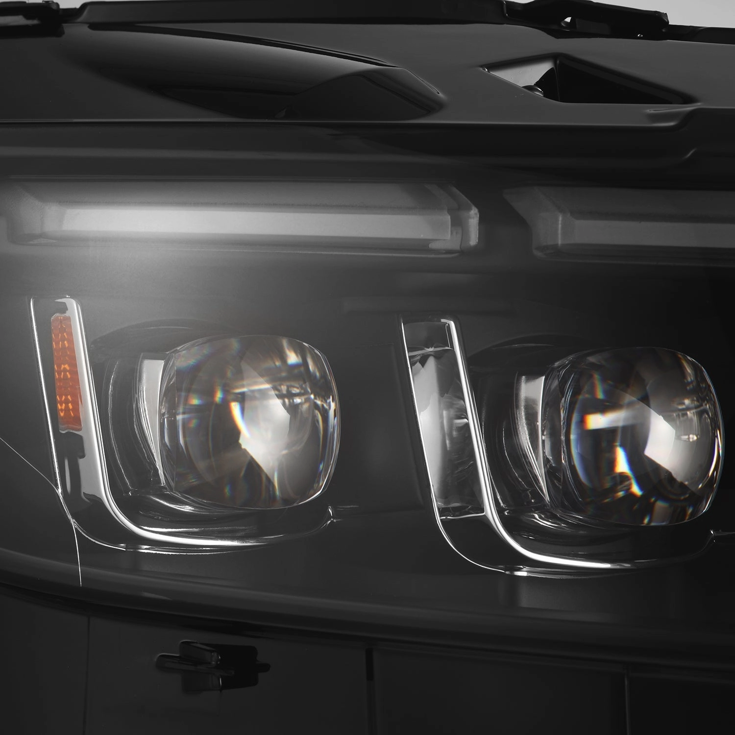 15-17 Ford Mustang/18-20 Mustang Shelby GT350/GT500 MK II NOVA-Series LED Projector Headlights Black