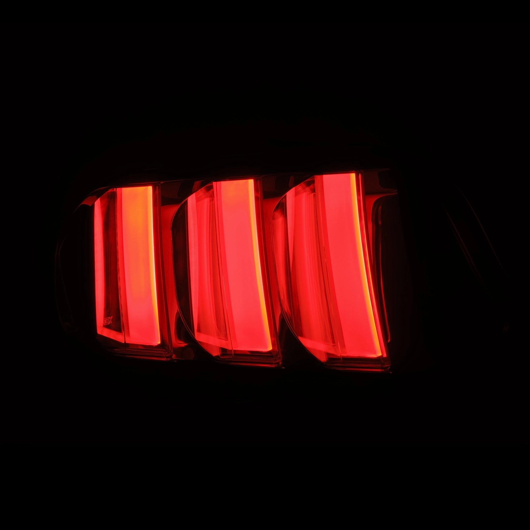 15-23 Ford Mustang NOVA-Series Prismatic LED Tail Lights Black-Clear