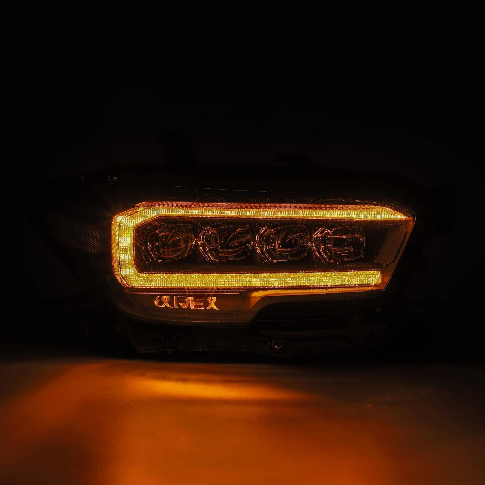 16-23 Toyota Tacoma NOVA-Series LED Projector Headlights Alpha-Black