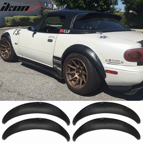 1990-1997 Miata NA MX5 4pcs Front   Rear 60mm Wide Fender Flares PU