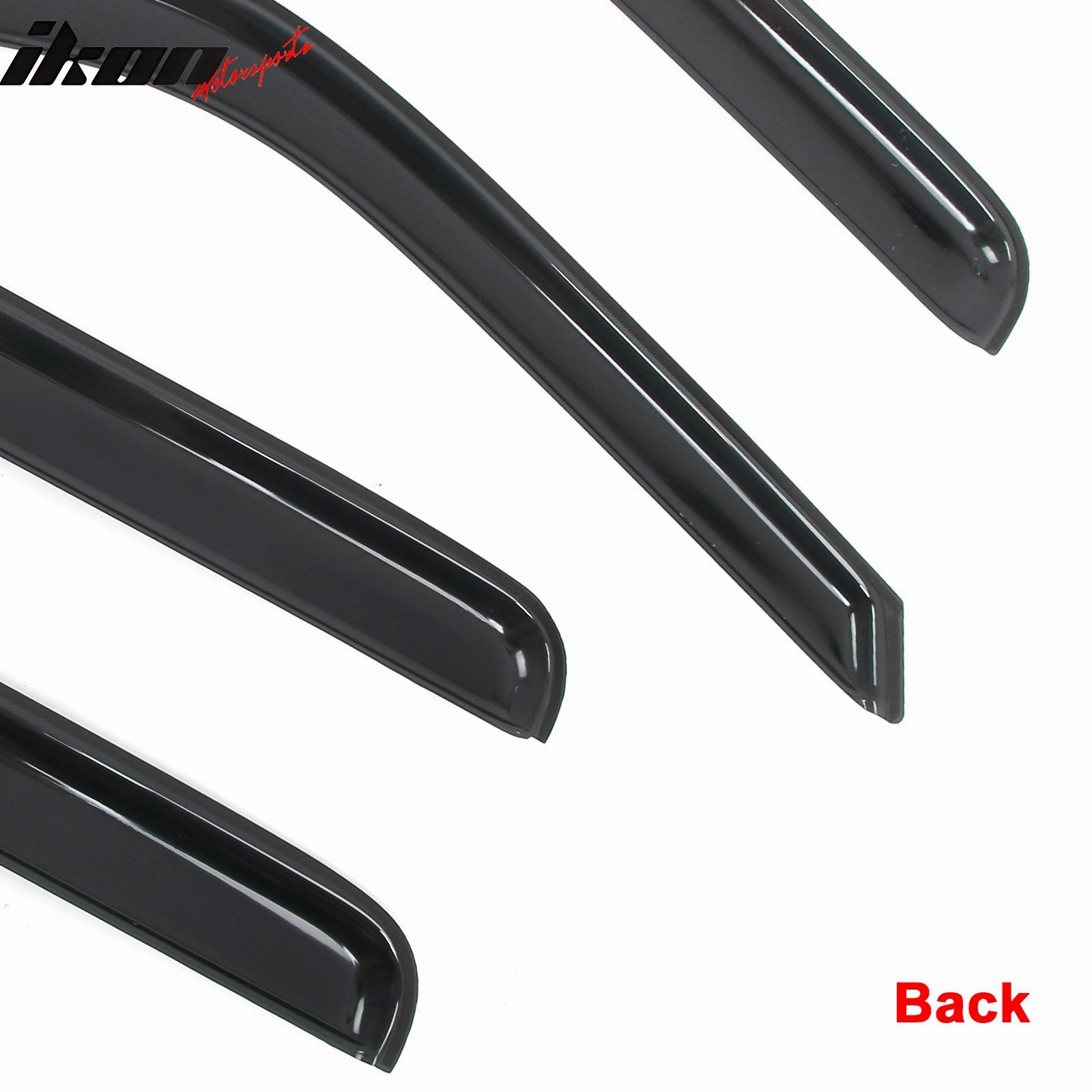 1999-2016 Ford F250-F550 Super Duty Crew Cab Window Visors In-Channel
