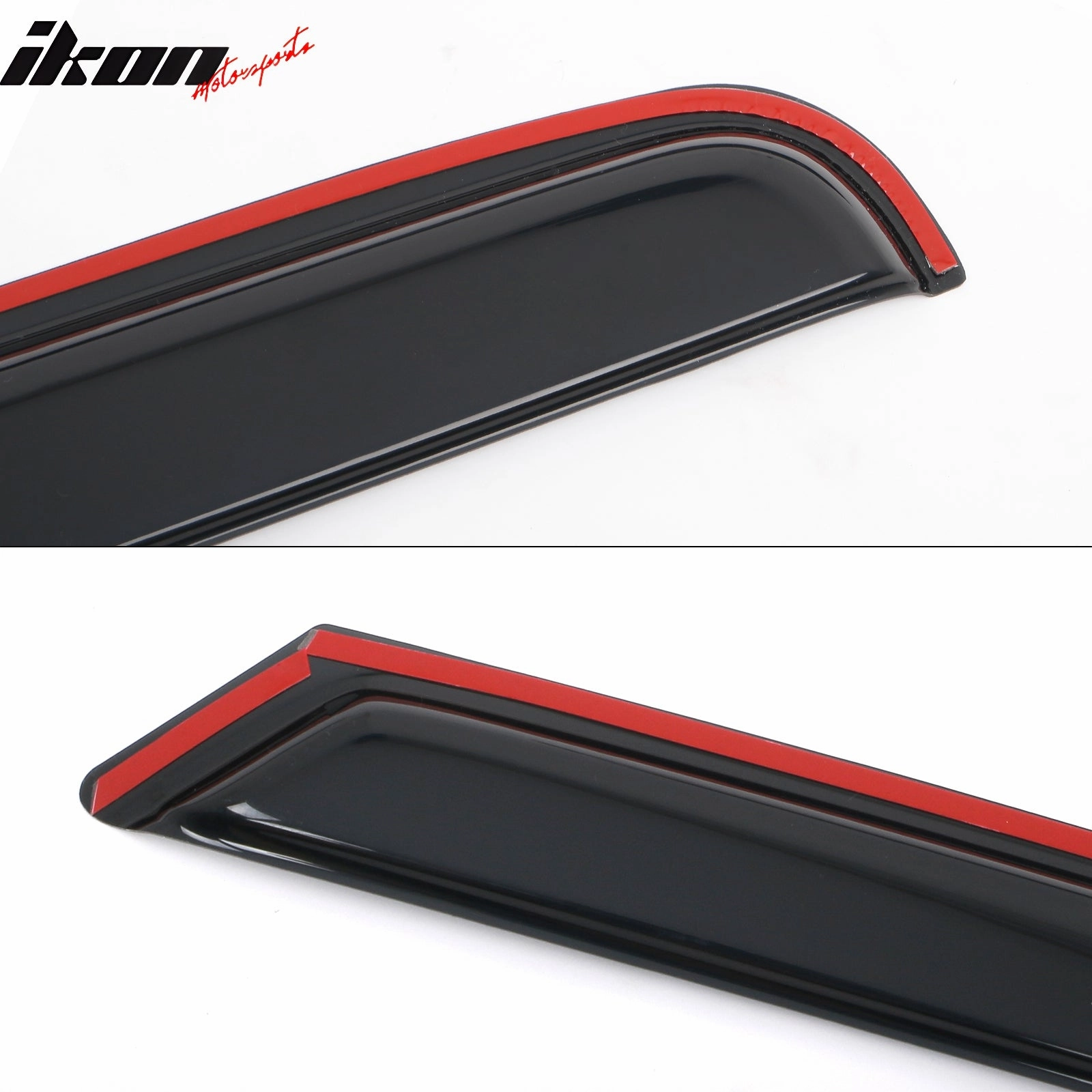 1999-2016 Ford F250-F550 Super Duty Crew Cab Window Visors In-Channel