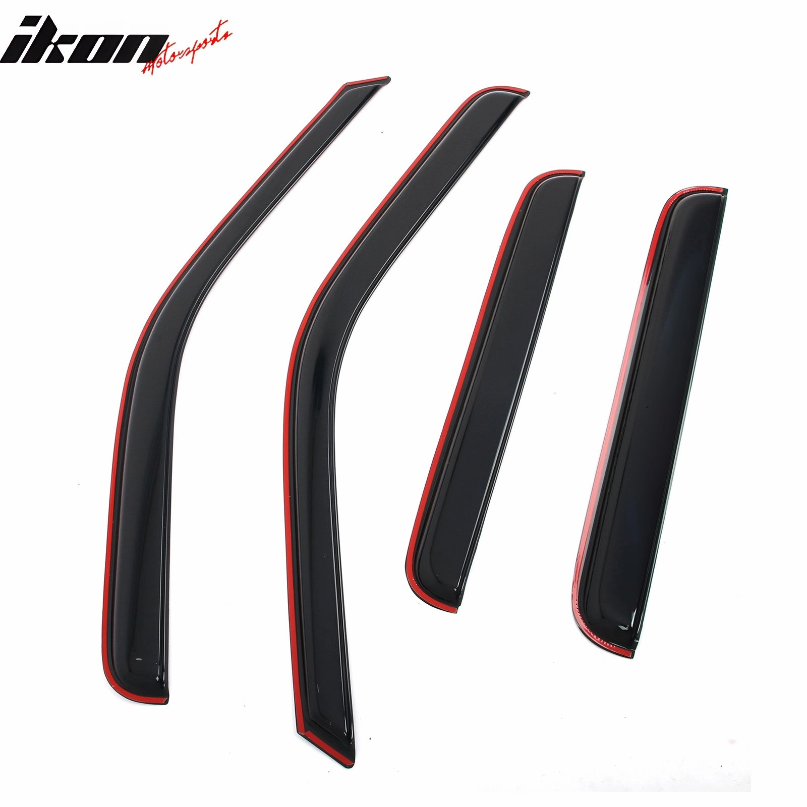 1999-2016 Ford F250-F550 Super Duty Crew Cab Window Visors In-Channel
