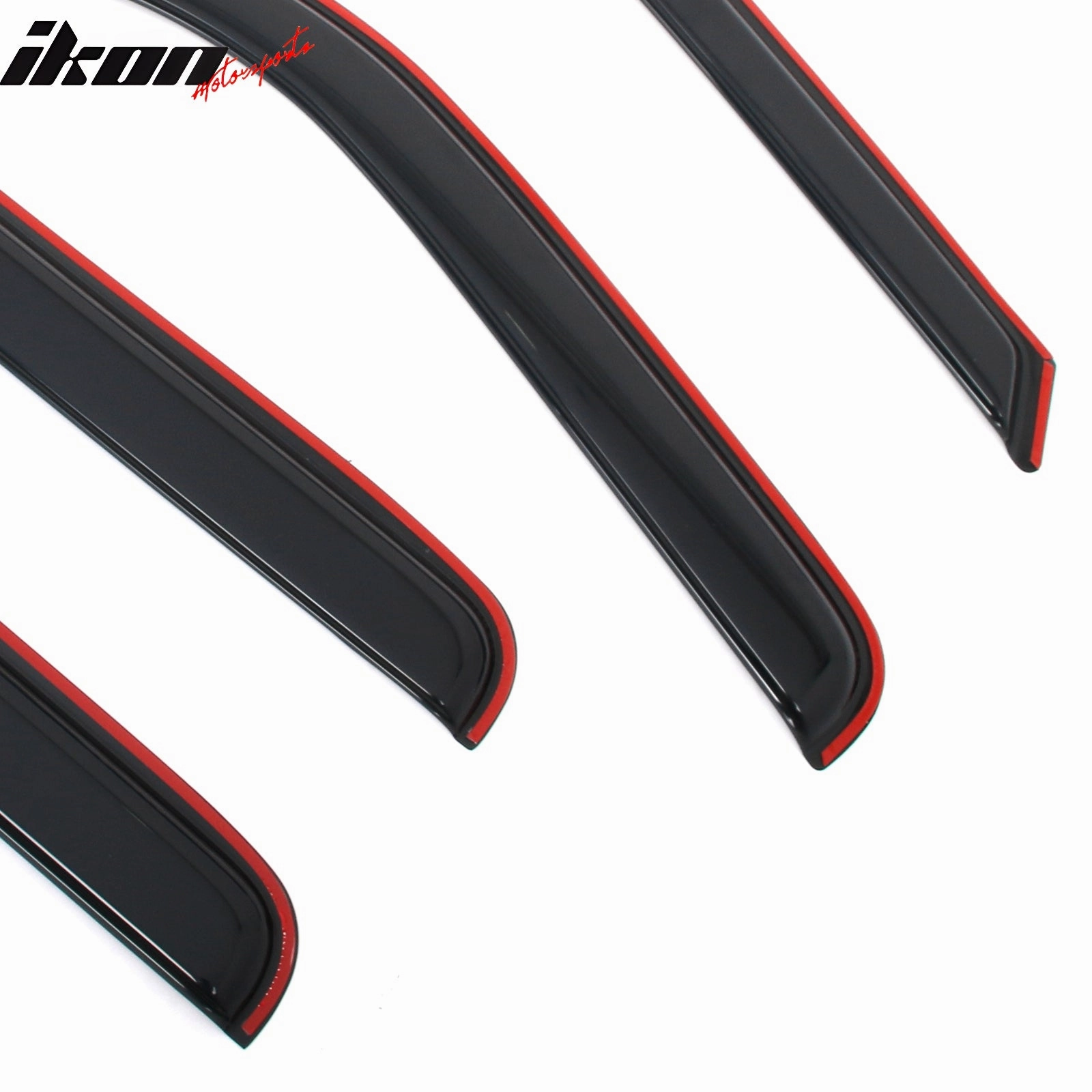 1999-2016 Ford F250-F550 Super Duty Crew Cab Window Visors In-Channel