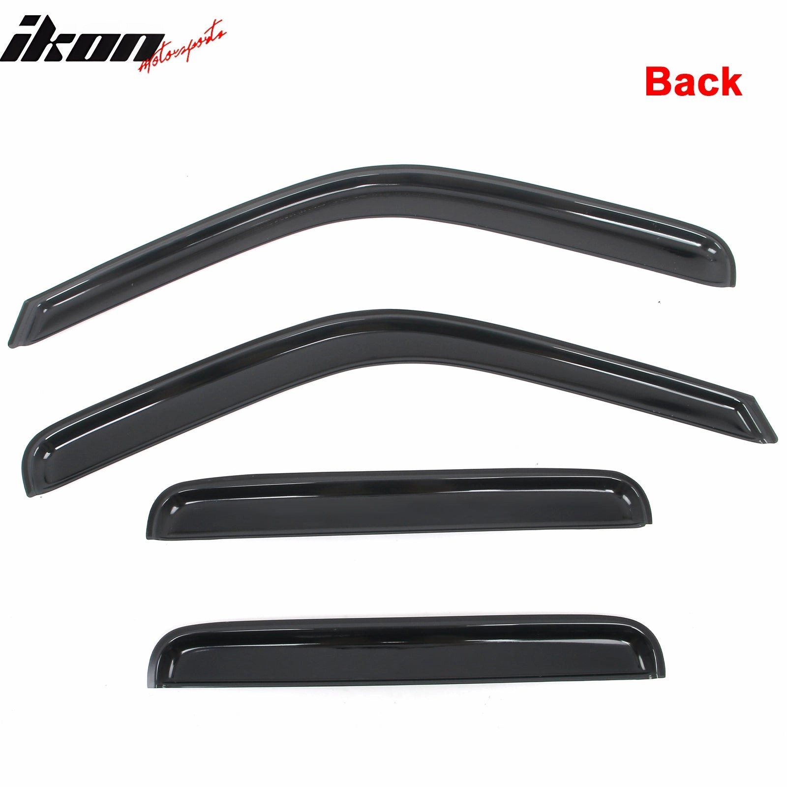 1999-2016 Ford F250-F550 Super Duty Crew Cab Window Visors In-Channel