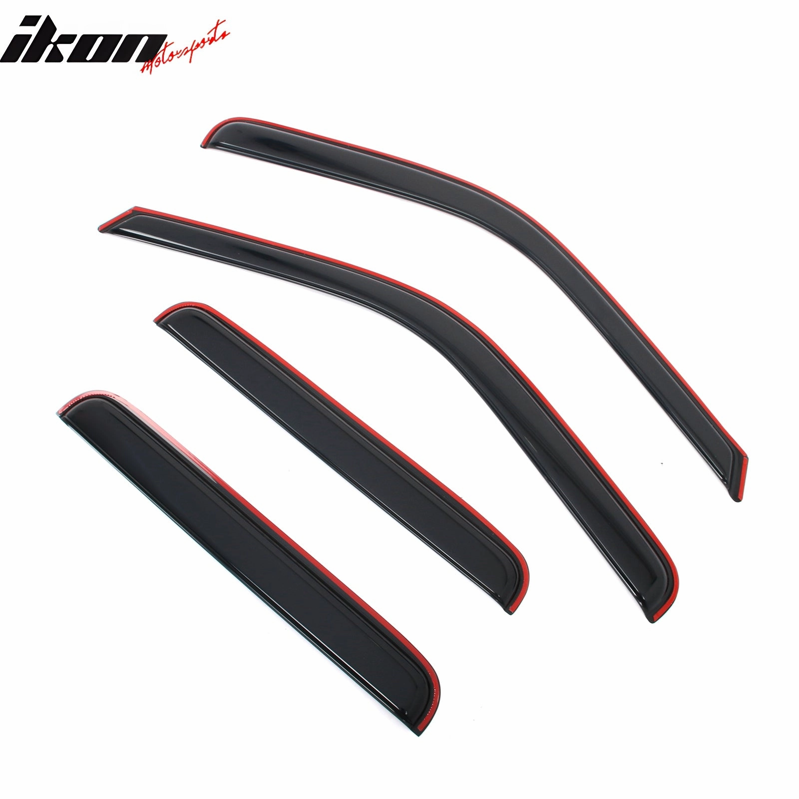 1999-2016 Ford F250-F550 Super Duty Crew Cab Window Visors In-Channel