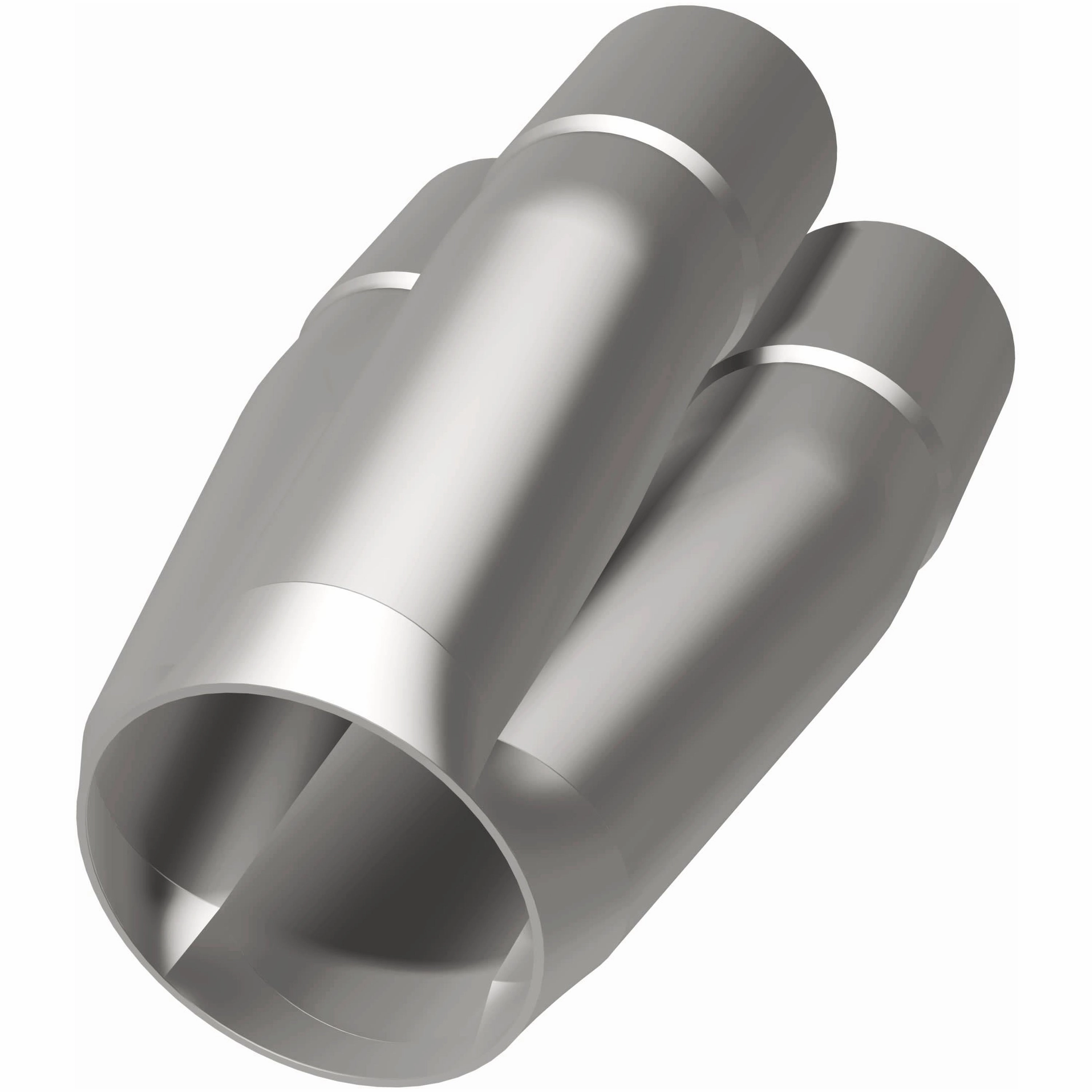 1.75 X 3 in. 4 Into 1 Performance Exhaust Header Merge Collector