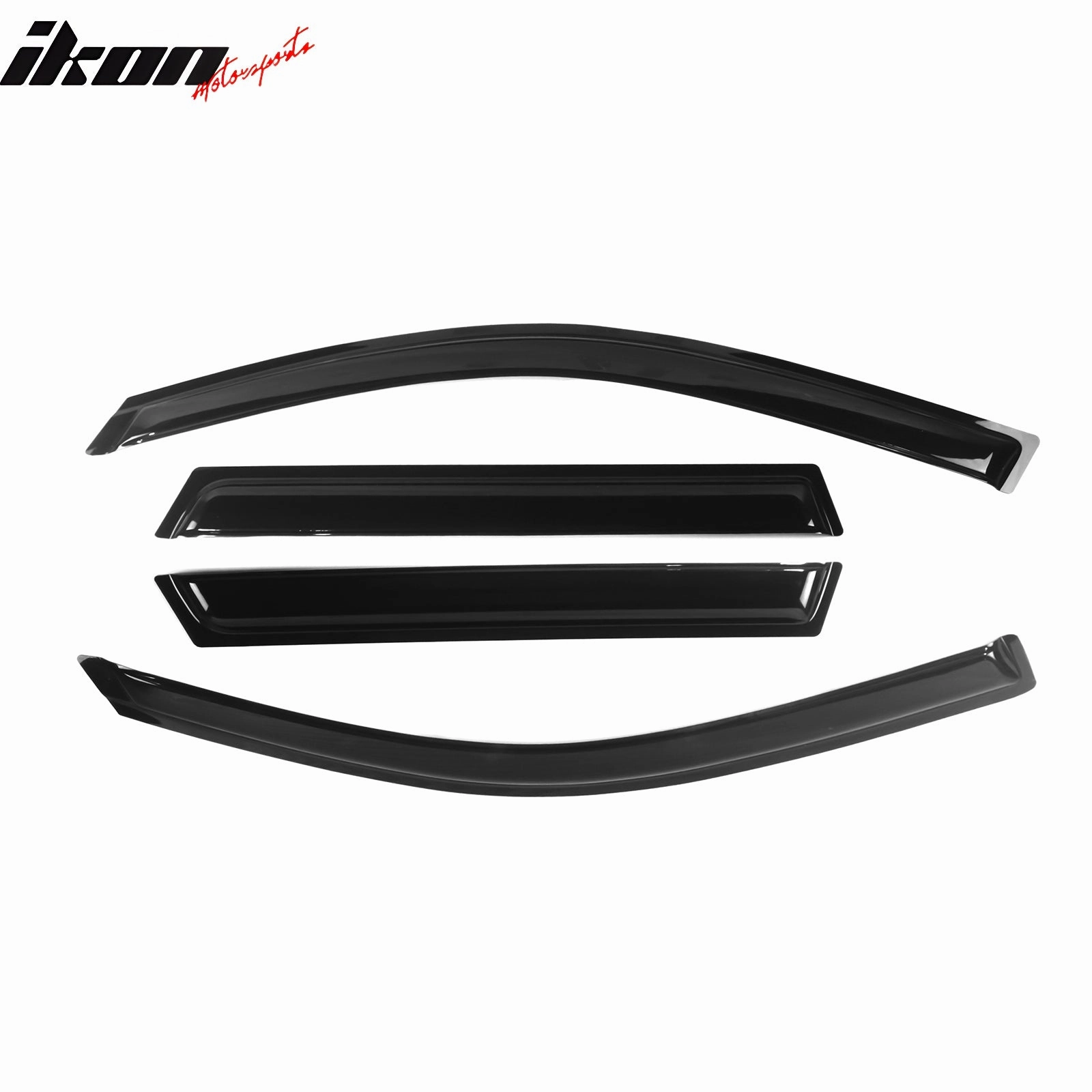 2000-2006 BMW X5 E53 Slim Style Smoke Tinted Visor Windows Acrylic 4Dr